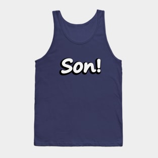 Son typography design Tank Top